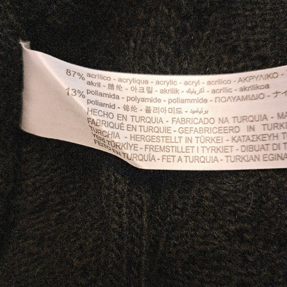 Zara, M, black cropped crocheted sweater - Picture 5 of 5